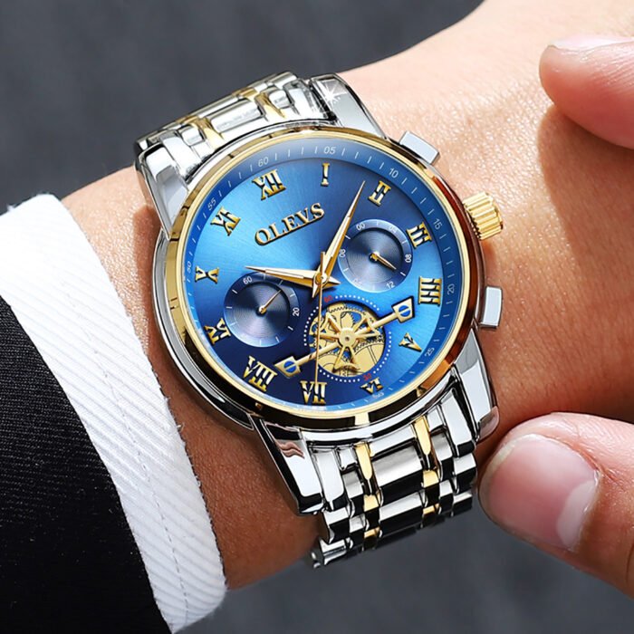 OLEVS 2859 Men Quartz Watch Tourbillon - Image 3