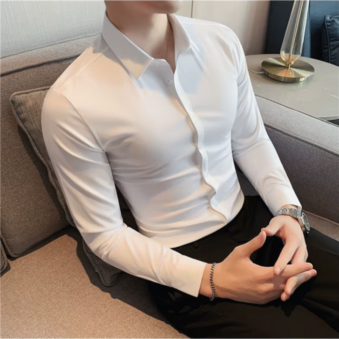 Premium Men’s Ultra-Stretch Shirt - Image 3